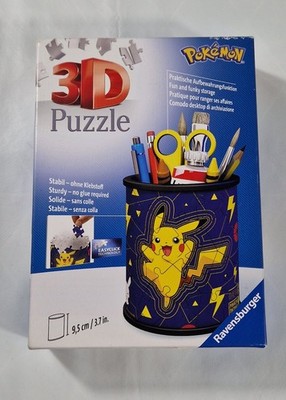 Ravensburger 3D Puzzle 11257 - Utensilo Pokémon Pikachu - 54 Teile - Stiftehalte