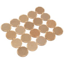 20 Pcs DIY Supplies for Crafting Projects Unfinished Wood Rounds Blank Circle