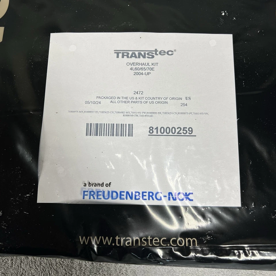 Transmission Overhaul Rebuild Kit 04-UP 4L60/65/70E 74960K EXEDY EFK173 81000259 - Image 4 of 4