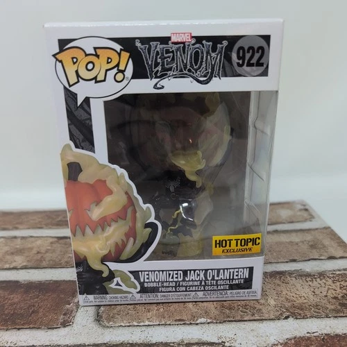 Funko Pop Marvel Venom Venomized Jack O'Lantern Hot Topic Exclusive 922