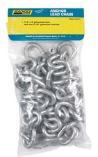 Seachoice 44121 Galvanized Steel 1250 lbs. Capacity Anchor Chain 4 ft. x 1/4 in.