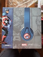 Marvel - Captain America - Sportwired Microlite Headphones  - BNIB