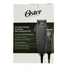 Oster Professional Combo Hair Cutting Kit, Adjustable Clipper & Ace Mini Trimmer