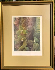 Robert Barr Banister Painting, "The Holy Trillium" #330
