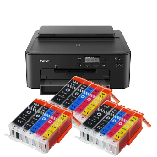 Canon PIXMA TS705a Tintenstrahl Drucker Duplex USB LCD WLAN + 15 XXL TINTE NEU