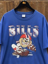 Buffalo Bills Looney Tunes Taz NFL royal blue t-shirt QT6306