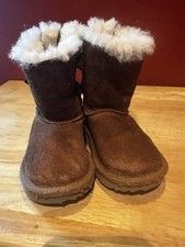 Ugg Bailey Bow ll Boots Toddler Baby Girls Size 6 Brown
