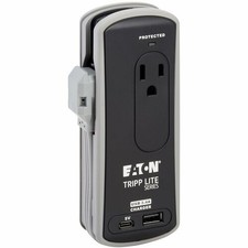 Eaton Tripp Lite Series Protect It 2-Outlet Travel-Size Surge Protector - 5-15R