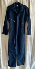 Dickies Long Sleeve Deluxe Coverall Long Regular Navy Blue Washed, Never Worn
