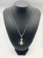 Vivienne Westwood Long Necklace Orb SV Used Item (47112)
