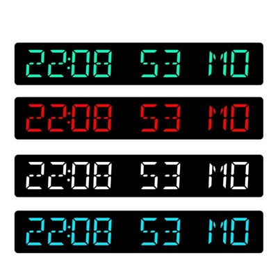 Bluetooth-compatible LED Digital Clock Automatic Time Sync 4 Level Brightness