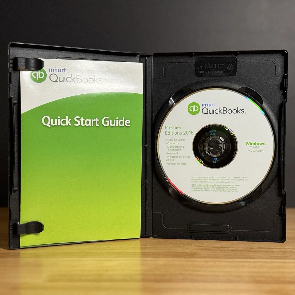 QUICKBOOKS Desktop Premier 2016 Windows 10 & 11 US Version Full Retail - TESTED - Image 2 of 4