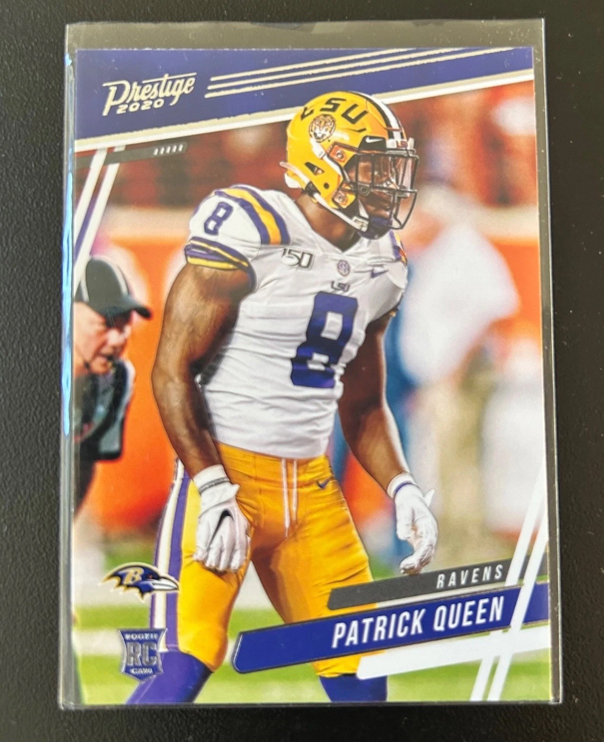 2020 Panini Prestige #286 Patrick Queen Baltimore Ravens Rookie RC Steelers