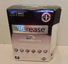 AllerEase Ultimate Cotton Mattress Protector - White Full Size -  Flex Fit