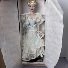 Ashton-Drake Gene Share The Dream 16in Fashion Doll White Lace Gown In Box