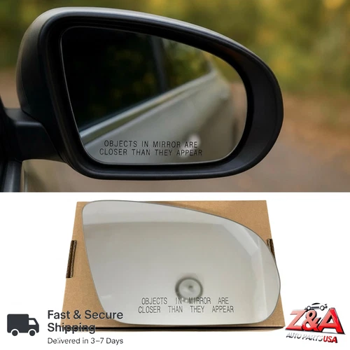 RIGHT PASSENGER SIDE MIRROR GLASS HEATED FIT MERCEDES E450/500/550/43/53/63 #5N