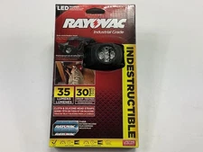 RAYOVAC Virtually Indestructible 35 Lumen 3AAA LED Headlight Head Flashlight