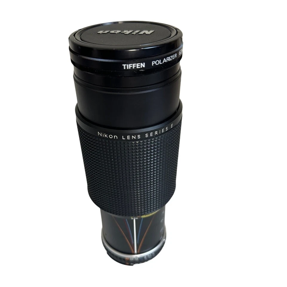 Nikon Series E Zoom 70-210mm Lens Tiffin Polarizer 62mm NikonCase Mint Condition - Image 3 of 4