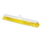 Large Surface Broom Soft 60cm Yellow Plastic Broom HACCP Broom Scrubbing Broom