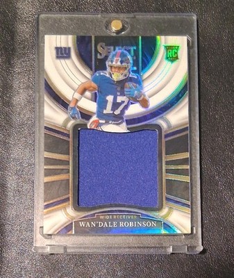 2022 Panini Wan'Dale Robinson (RC) Jumbo Rookie Swatches /75 | Titans #JS-36