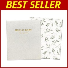 Unisex Baby Memory Book  Minimalist First Keepsake