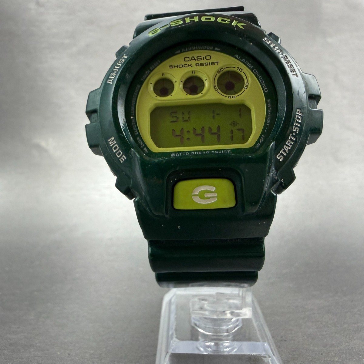 Casio G-Shock DW-6900CC Watch Men 50mm Digital LCD Green Alarm