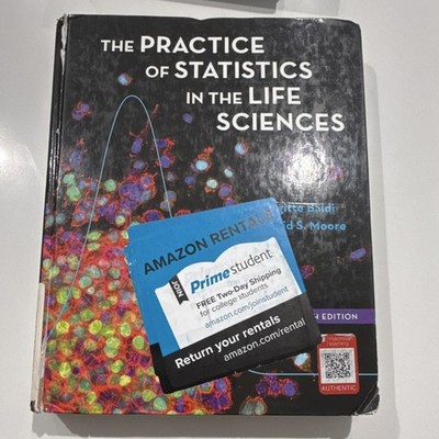 The Practice of Statistics in the Life Sciences 4th Ed Hardcover W.H. Freeman