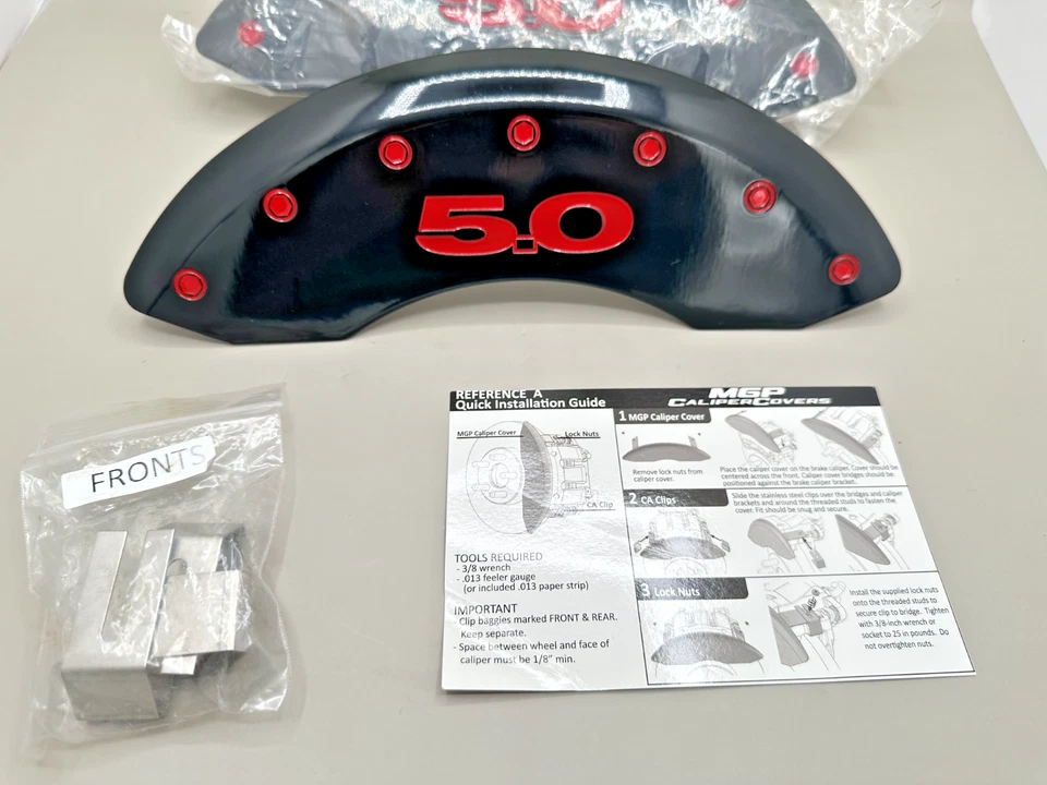 NEW - MGP – Caliper Covers (Front Only) Ford Mustang GT 5.0 - M326 - Image 3 of 3