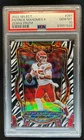 2022 Select Patrick Mahomes II Zebra Prizm Club #251 Chiefs PSA 10
