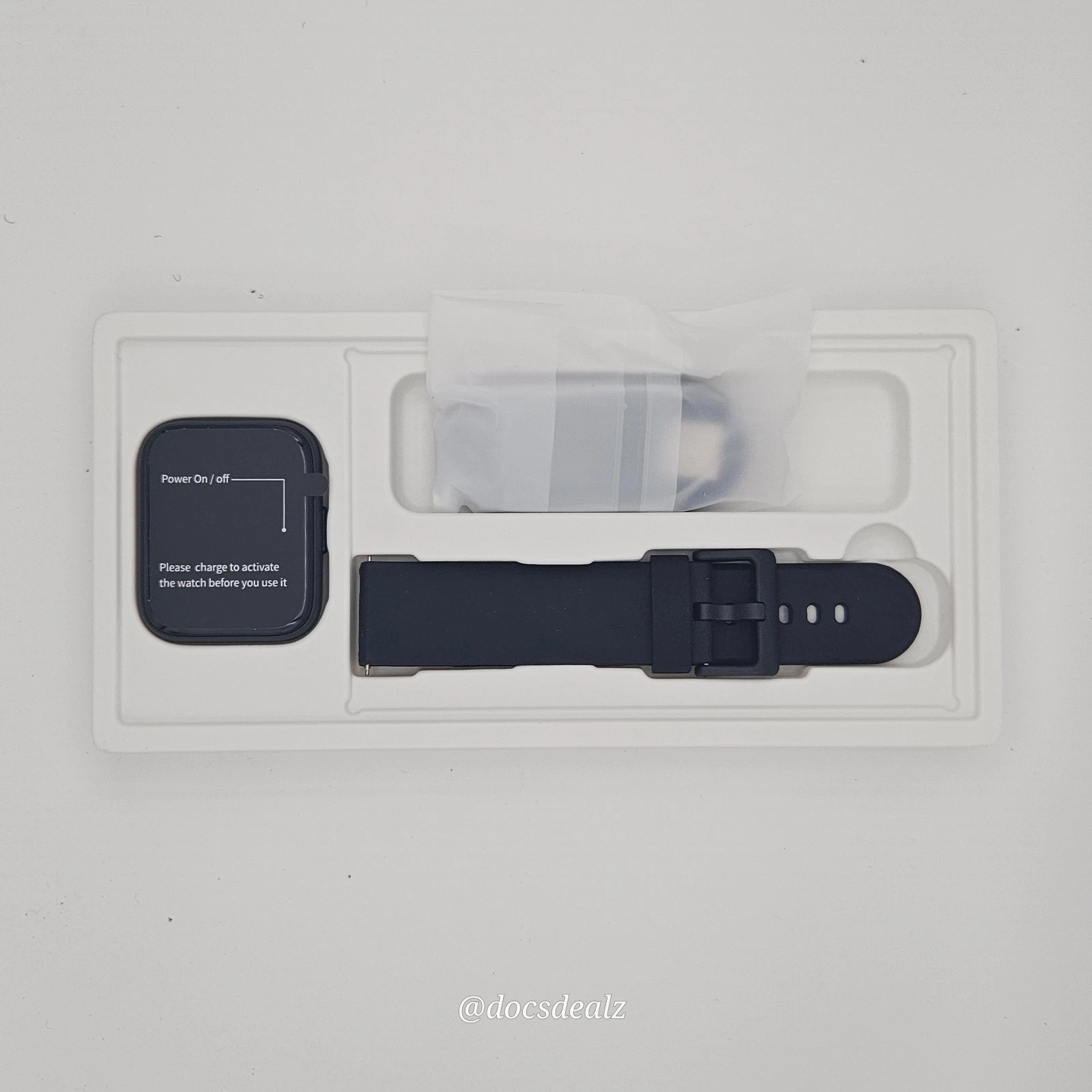 Smart Watch Fitness Tracker Black TouchGFX TGW101