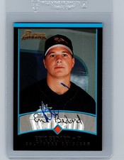 2001 BOWMAN ERIK BEDARD ROOKIE AUTO AUTOGRAPHED SIGNED BALTIMORE ORIOLES