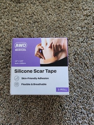 AWD Silicone Scar Sheets for Surgical Scars - Seamless Medical Grade Softness