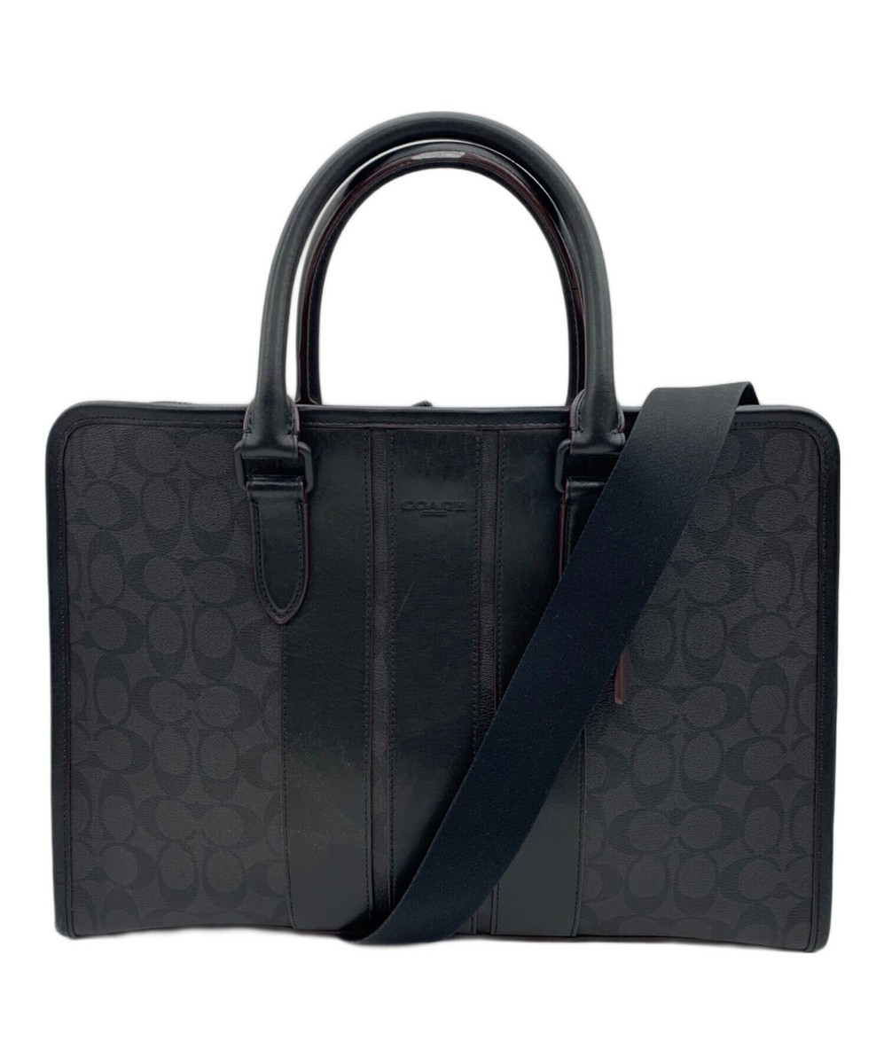 COACH Signature Briefcase F23212 black | eBay