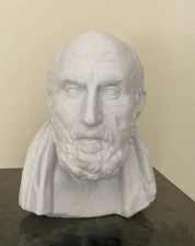 ROMAN/GREEK SCULPTURE CICERO & CHRYSIPPUS 3/4 LIFE-SIZE BUSTS