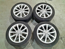 2012 AUDI TT 8J SPORT COUPE 4X 17" ALLOY WHEEL SET & TYRES 8J0601025BE 245/45/17
