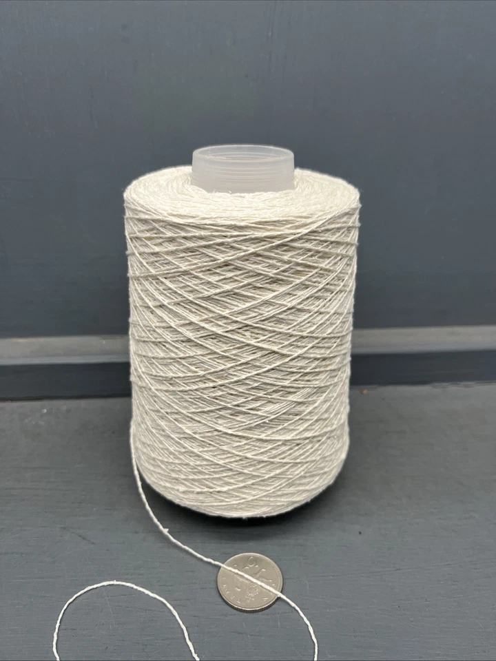 YTYF 200G 3/20NM 100% BOURETTE SILK YARN RAW WHITE ECRU