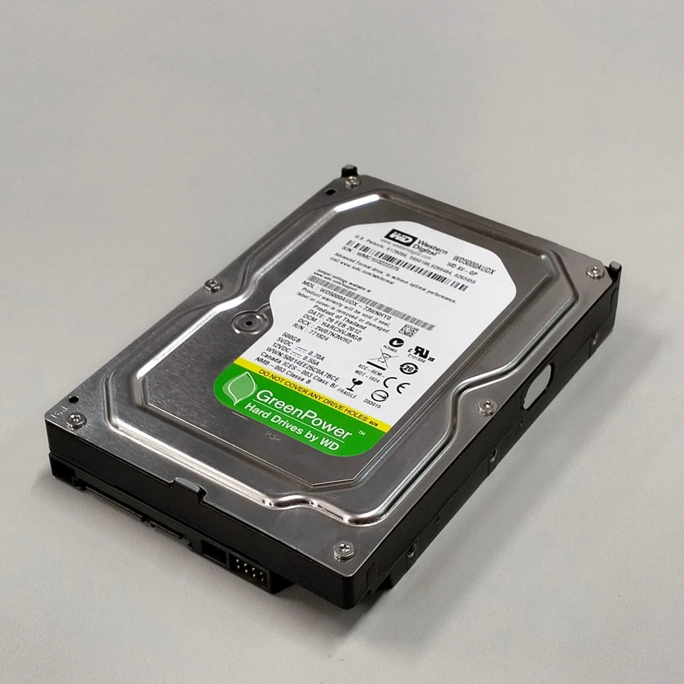 WD Green 500GB 3.5" SATA HDD 5400 RPM 6Gb/s 32MB Cache Hard Drive WD5000AUDX - Image 3 of 4