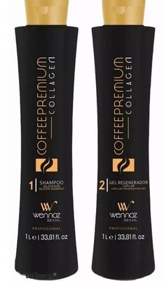 Wennoz (Honma Tokyo) Coffee Premium collagen keratin treatment Step 1 and Step 2