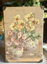 Tri-Coastal LG STORAGE BOX QUEEN ANNE TRUNK Fabrice de Villenueve Art In Motion