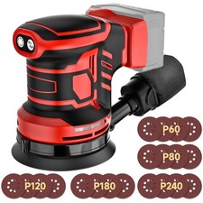 5-Inch Random Orbital Sander, Cordless Sanding Machine Compatible with Milwau...