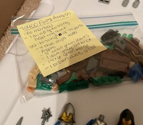 Lego Castle Lot Sets 70400 70401 5373 (partial) + Knights Torsos Helmets