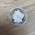 Morgan Silver Miniature 1g .9999 Fine Silver Round Coin