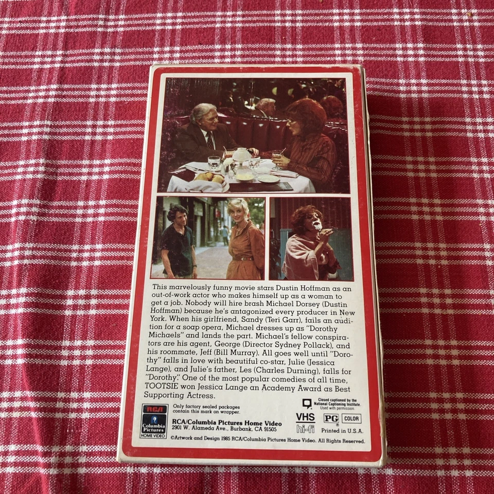 Tootsie 1982 VHS Foto 3 de 4