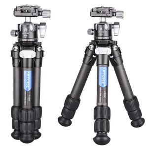 Fibre de carbone Mini Tripod Kit Trépode de table portable léger avec tête de balle
