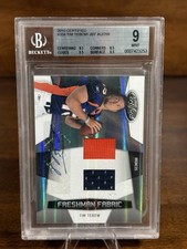 2010 Panini Certified Freshman Fabric Tim Tebow RPA /299 #304 Grade 9 Auto 10 PW