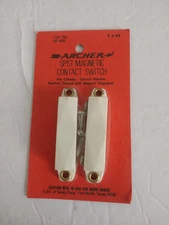 Archer SPST magnetic contact switch (49-495) Radio Shack, closed-circuit alarm