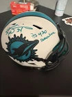 Ricky Williams Autographed Lunar Mini Helmet - “Smoke Weed Everyday” Inscribed