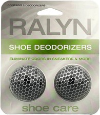 Ralyn Shoe  Sneaker Deodorizer Freshener Balls, Gym Bags, Lockers - 2 pack