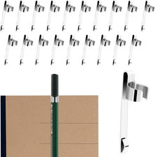 20Pcs Metal Pencil Clips Slide on Pencil Pocket Slide on Pencil Holder Portable