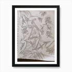 Pokemon Drawing Art Print Framed Wall Art Poster Canvas Print Picture